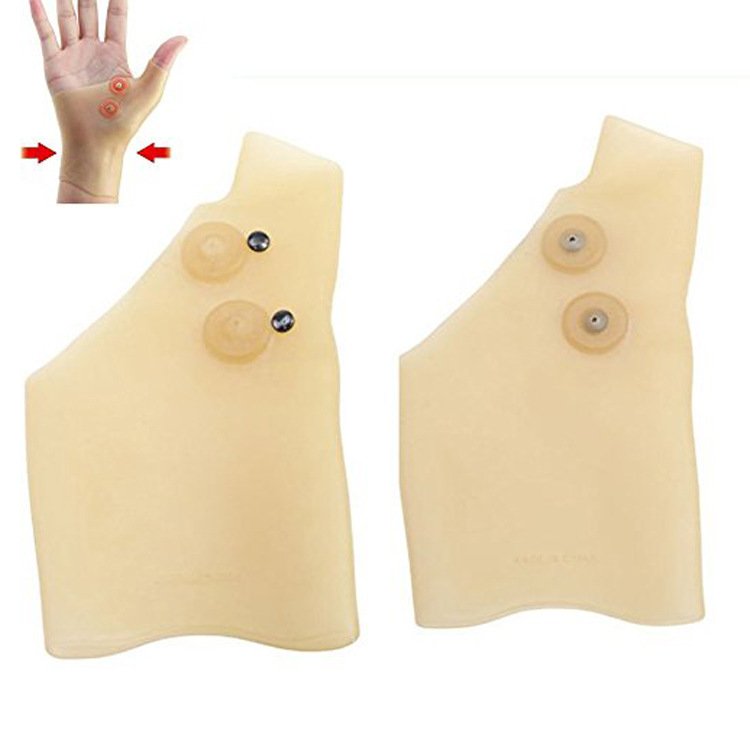OLLAS Sebs Compression Wrist Guard Cover Finger Wrist Twist Fixed Female Magnet Gloves Hand Keyboard Hand Care Silicone Gloves
