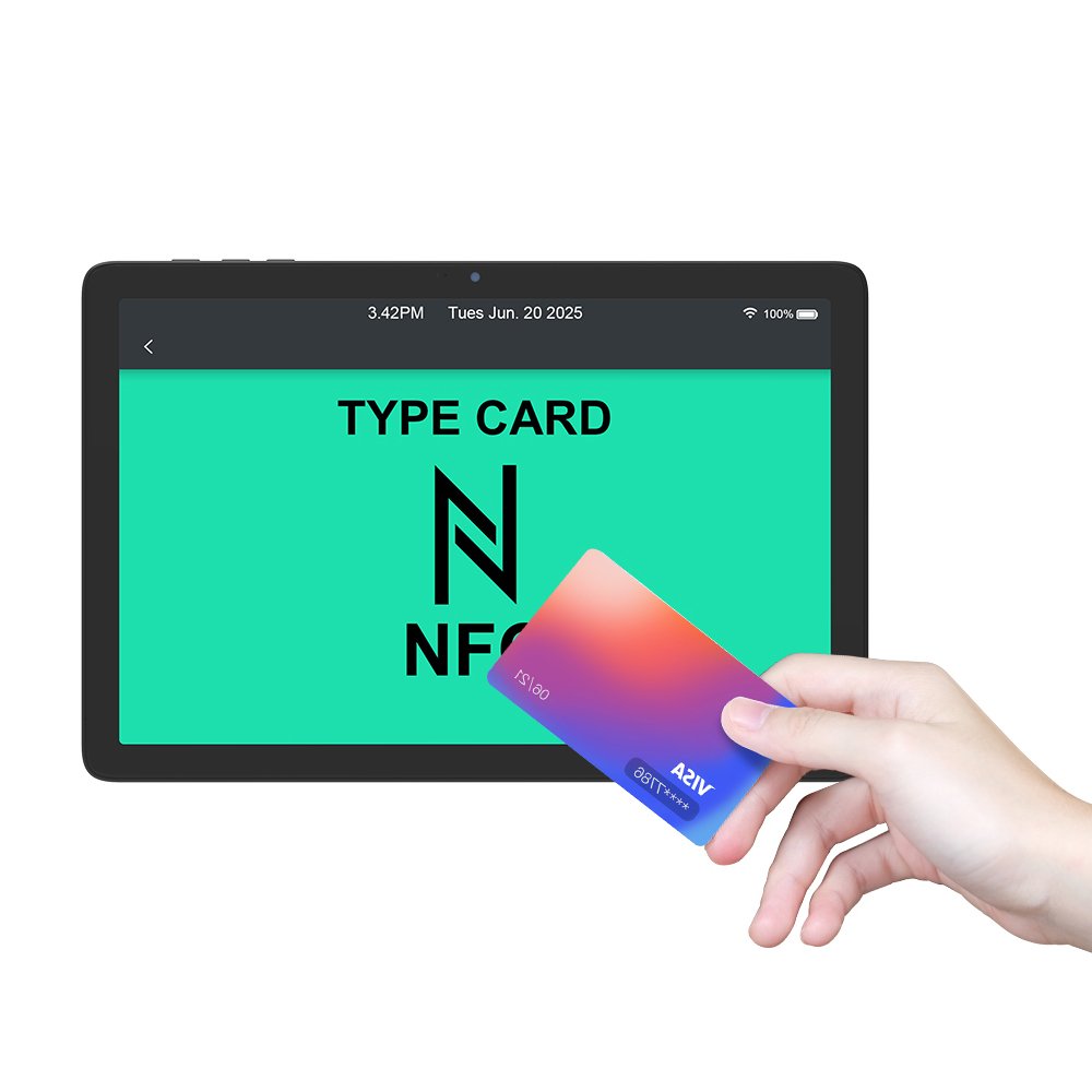 NFC Attendance Punch Card Machine Security Access Kiosk Smart Android Tablet Solution for School Office Building