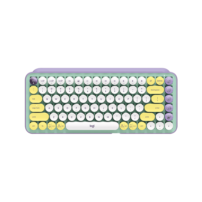 Hot selling 2023 Original Logitech P O P KEYS Wireless Brown Switch Wireless Mechanical Keyboard 85 Keyboard keys