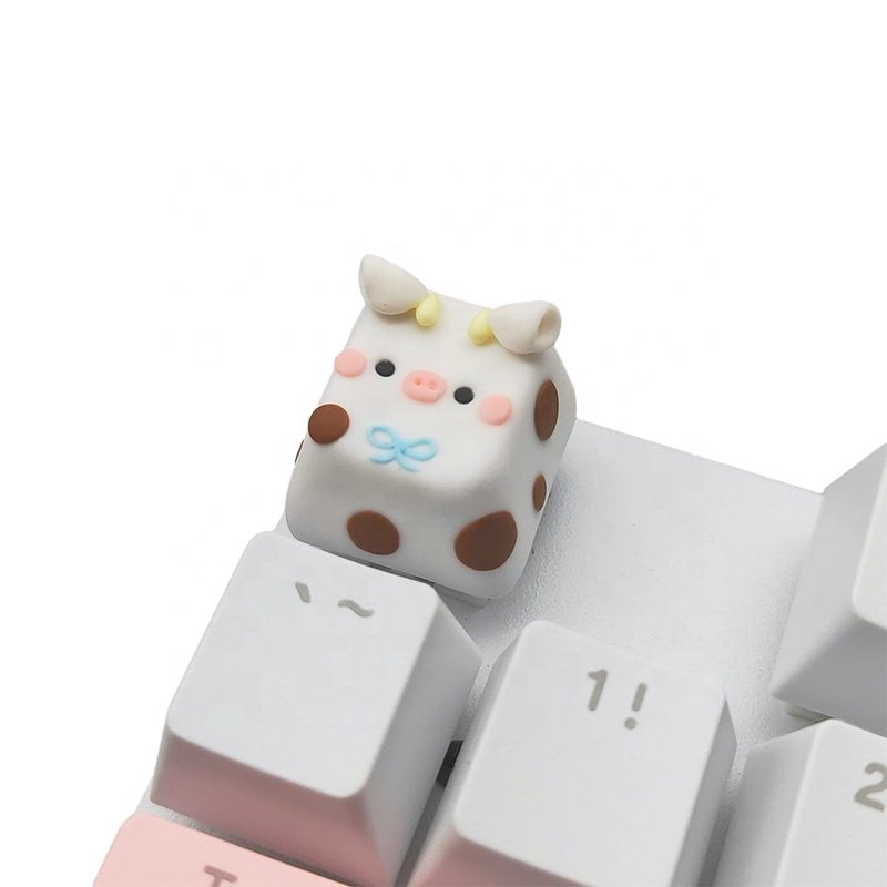 customized singular keycaps Silicone Esc Keycaps Customized 3D Keycaps for Girls Mechanical Keyboard