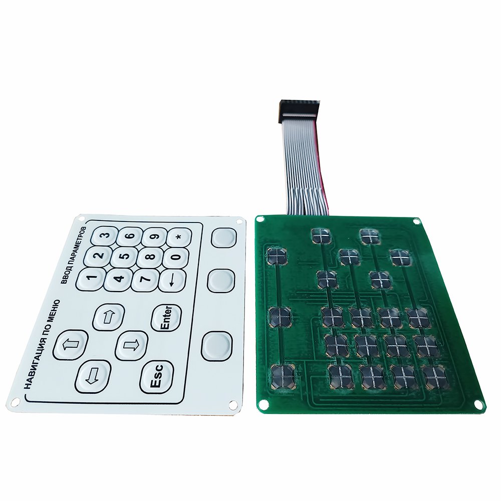 Factory custom unique design silicone rubber button keypads silicone membrane switch