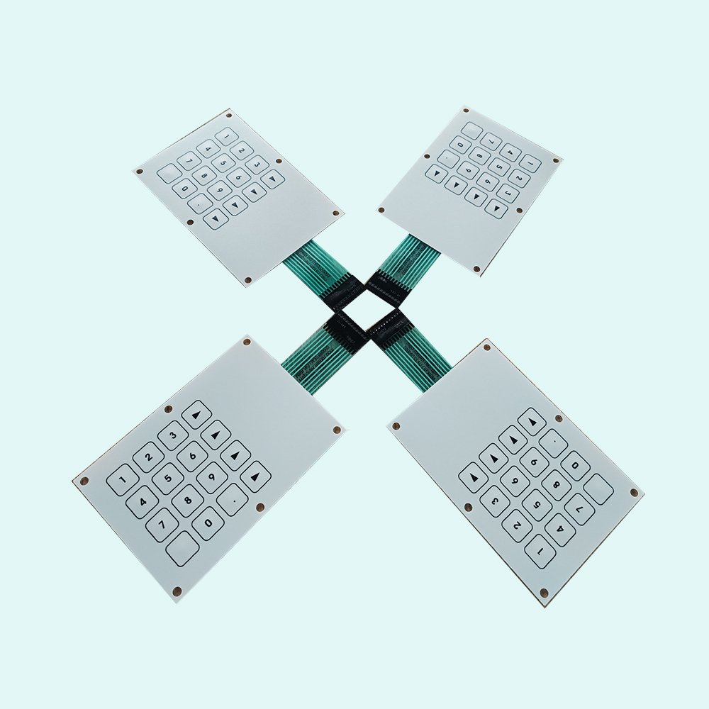 Factory custom unique design silicone rubber button keypads silicone membrane switch