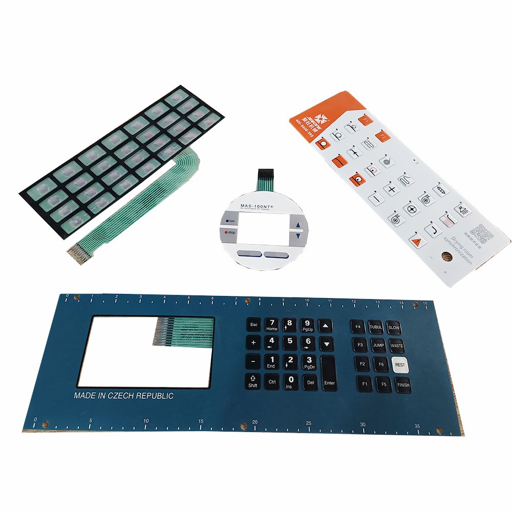 Factory custom unique design silicone rubber button keypads silicone membrane switch