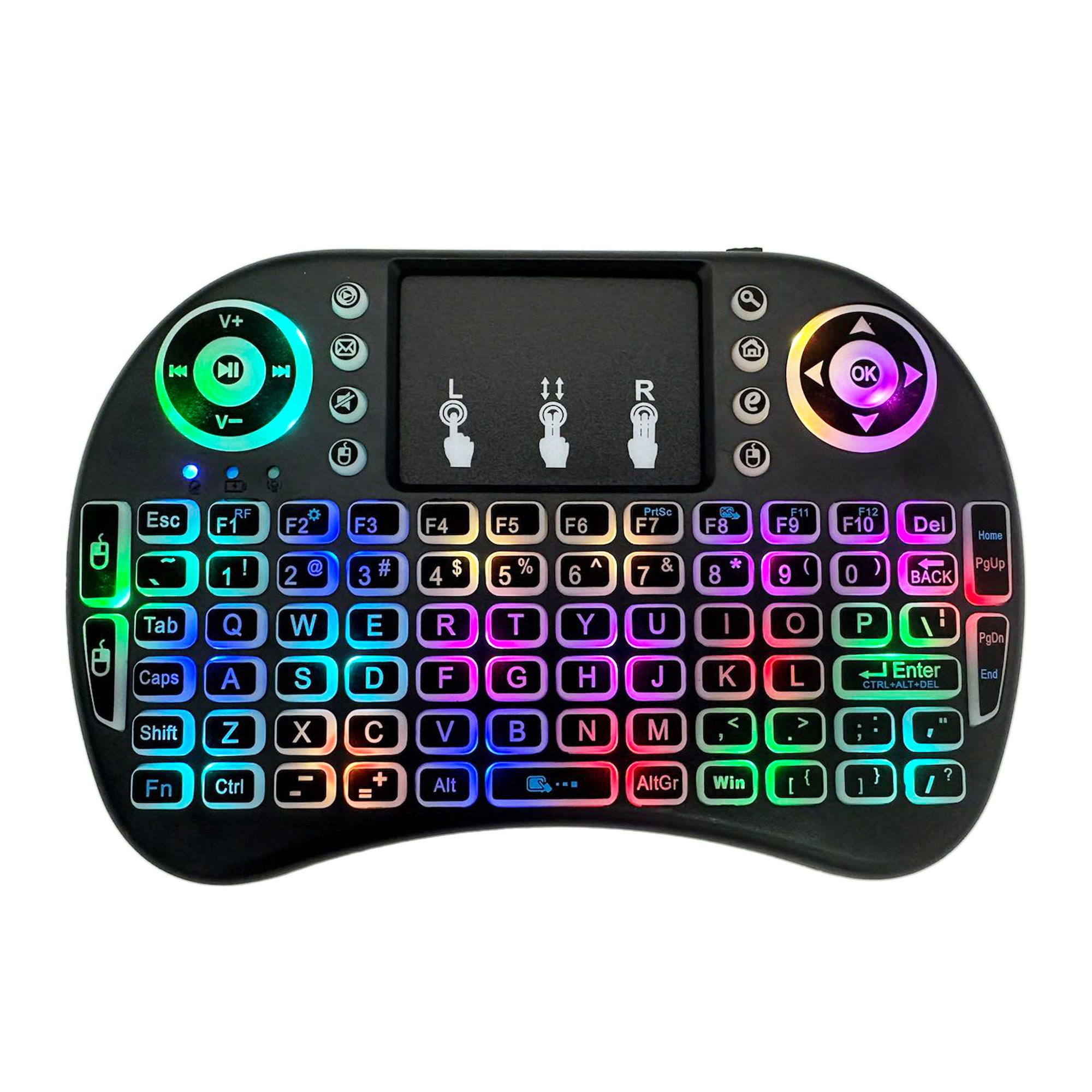 MRSVI i8 Laptop Keyboard RGB Backlit Color Manufacturer Custom Mechanical Portable Backlight Gamer Mini Wireless Mouse Keyboard