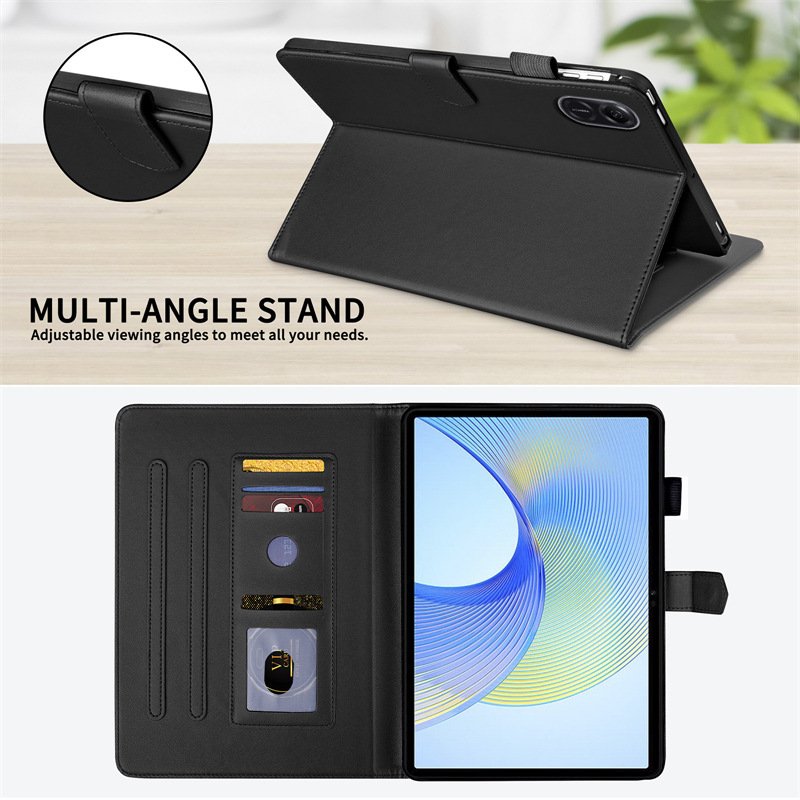 2024 new design custom Suitable for HonorPadX9/X8PRO Protective Case New Air for Apple Tablet Anti-fall pu leather gift