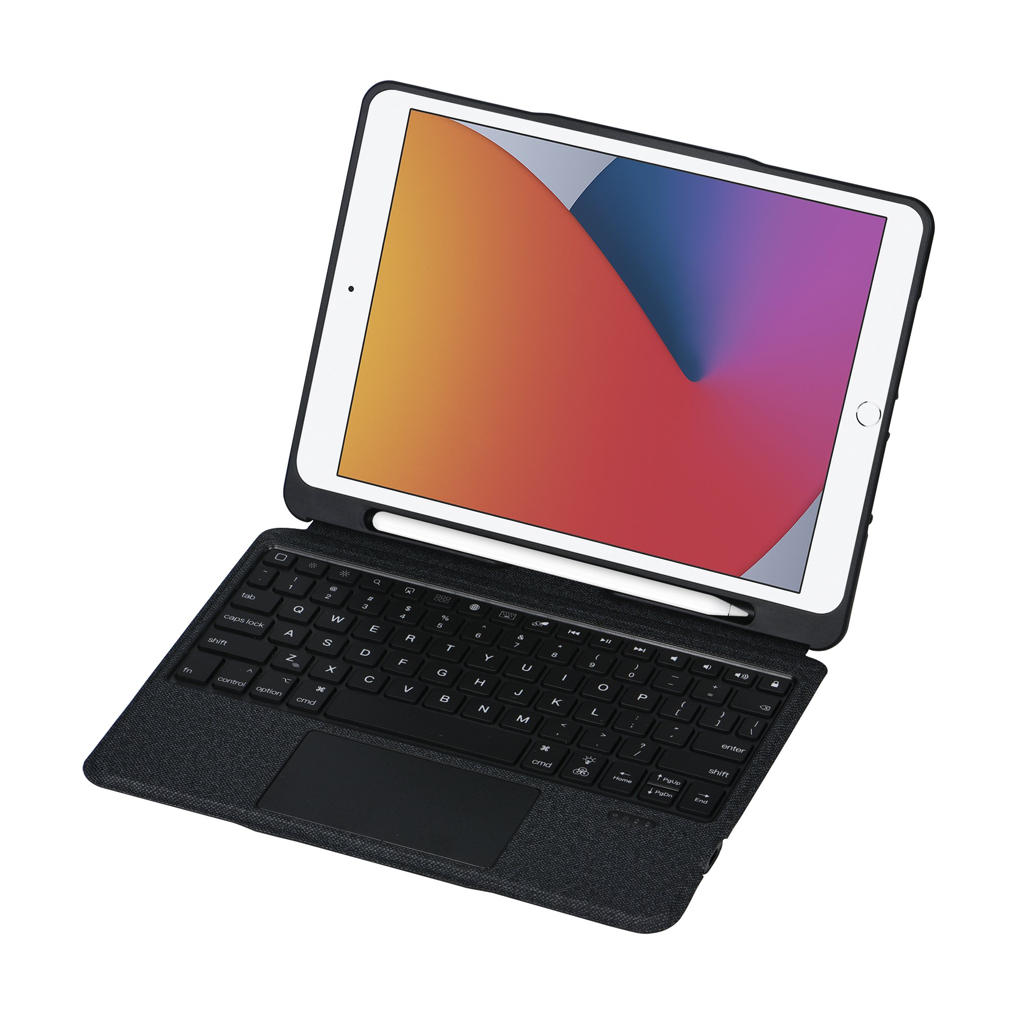 BT. 5.1 Keyboard Case for iPad 10.2" 2019/2020/2021 For iPad Pro/Air 3 10.5" with Pencil Holder Tablet Cover for iPad Keyboard C
