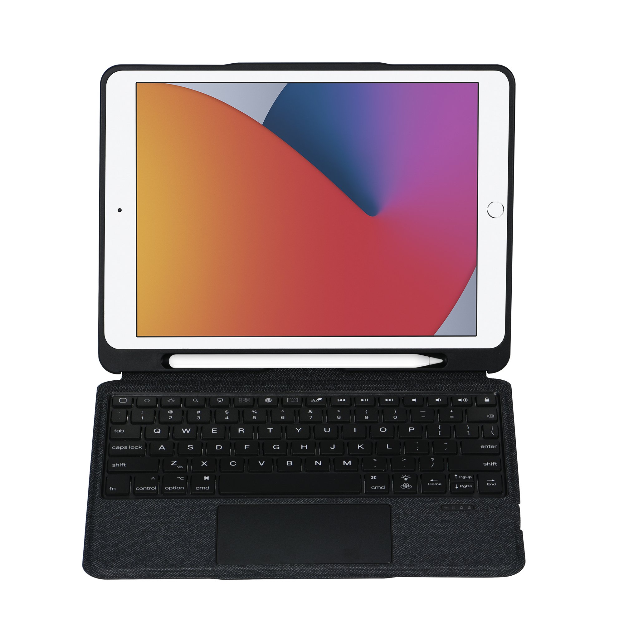 BT. 5.1 Keyboard Case for iPad 10.2" 2019/2020/2021 For iPad Pro/Air 3 10.5" with Pencil Holder Tablet Cover for iPad Keyboard C