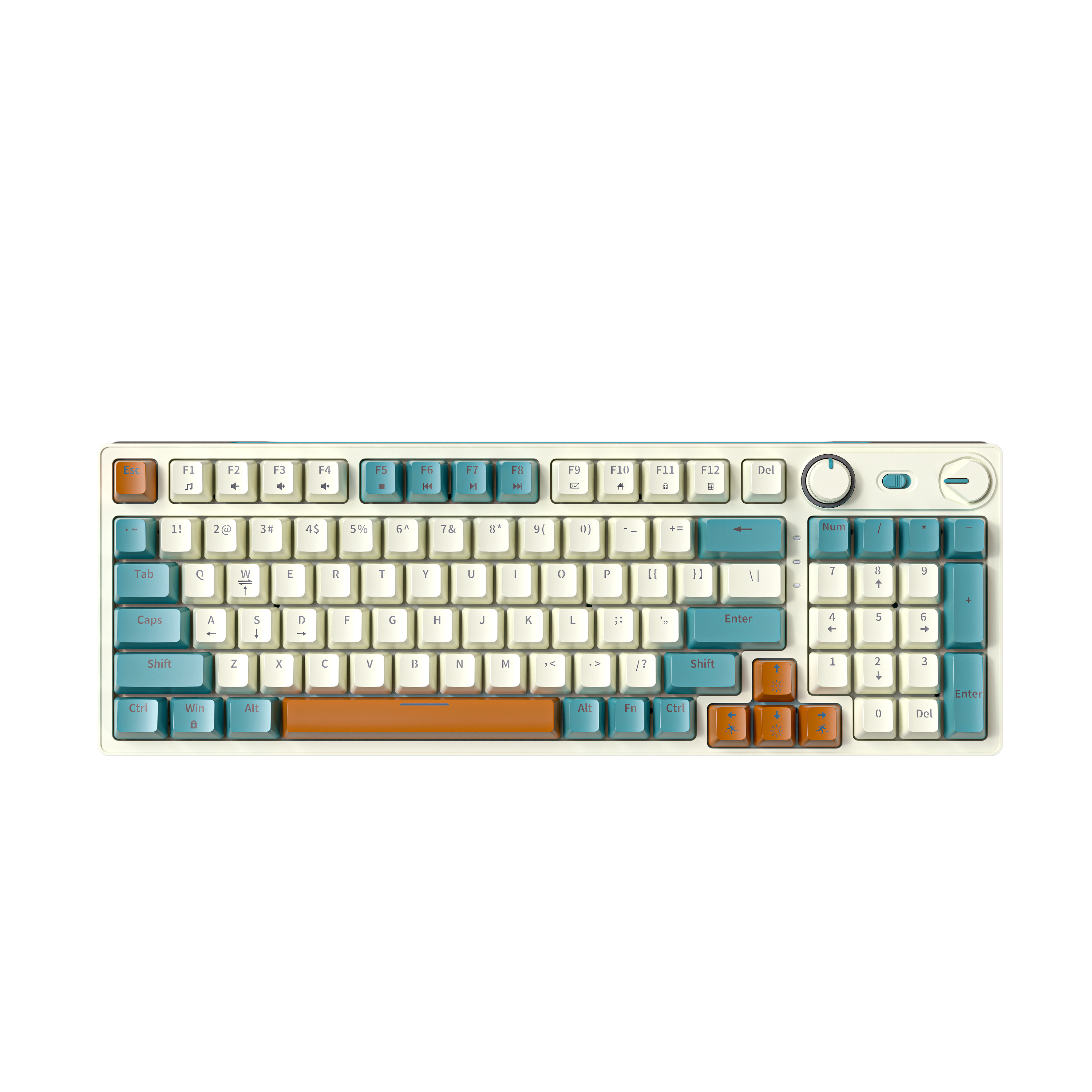 2024 Hot 3 Mode 2.4G BT Mechanical Keyboard Two-color Injection Molding Keycap Gaming Keyboard with Light
