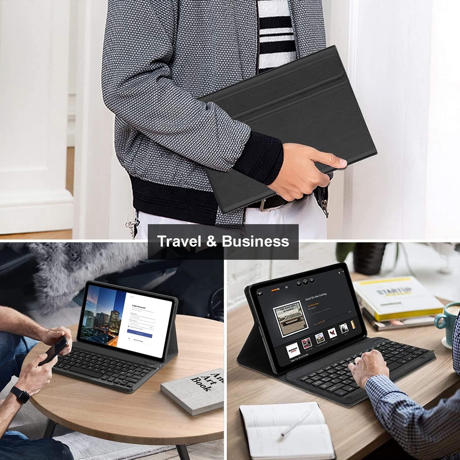 Slim PU Leather Magnetic Detachable Wireless Keyboard tablet Case for Xiaomi Pad 6/Pad 6 Pro 11" 2023 Cover
