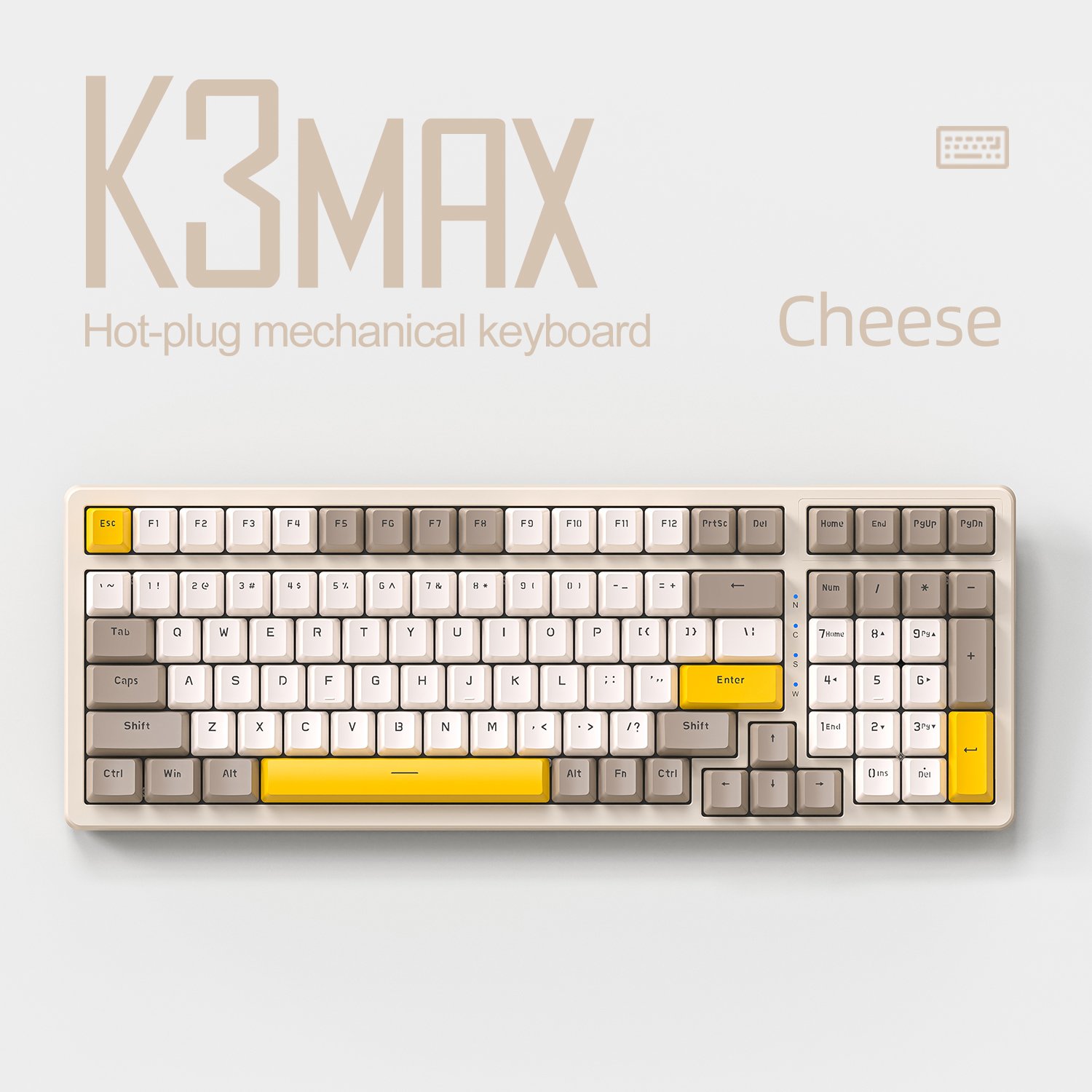 ZIYOULANG K3MAX Direct Wholesale Mechanical Keyboard Customized E-Sports Gasket Structure Wired Hot Swap Keyboard