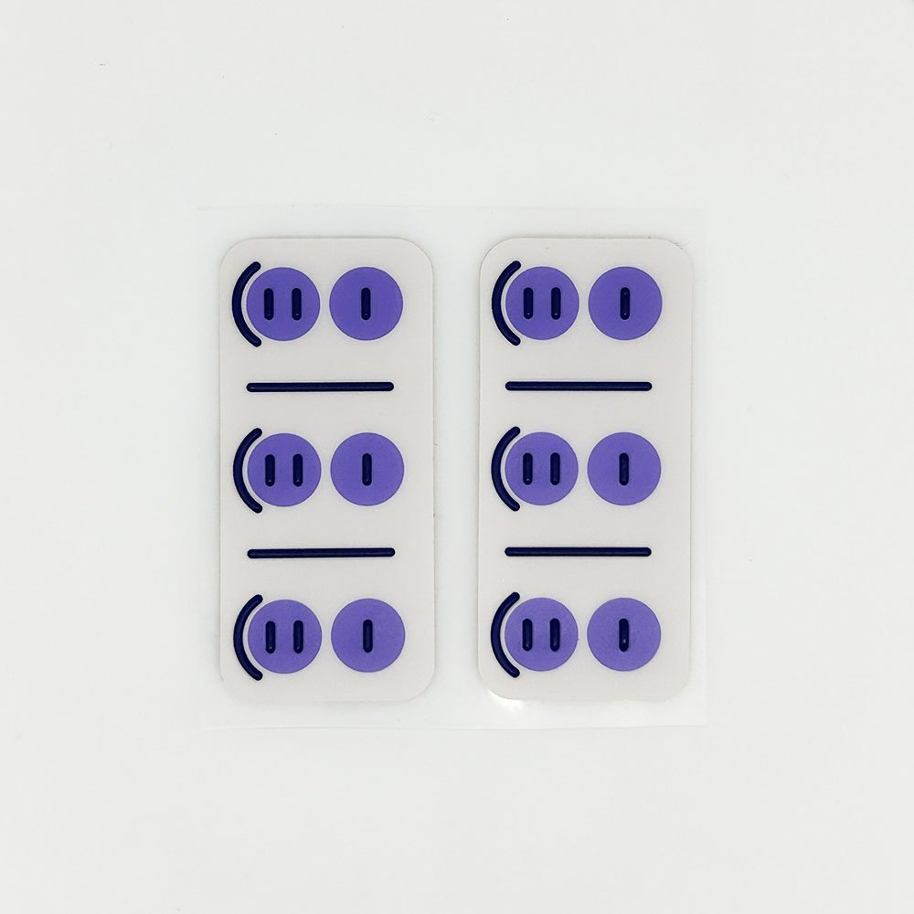 Custom Embossed Button Blind Spots Metal Dome Membrane Switch Braille Panel Overlay