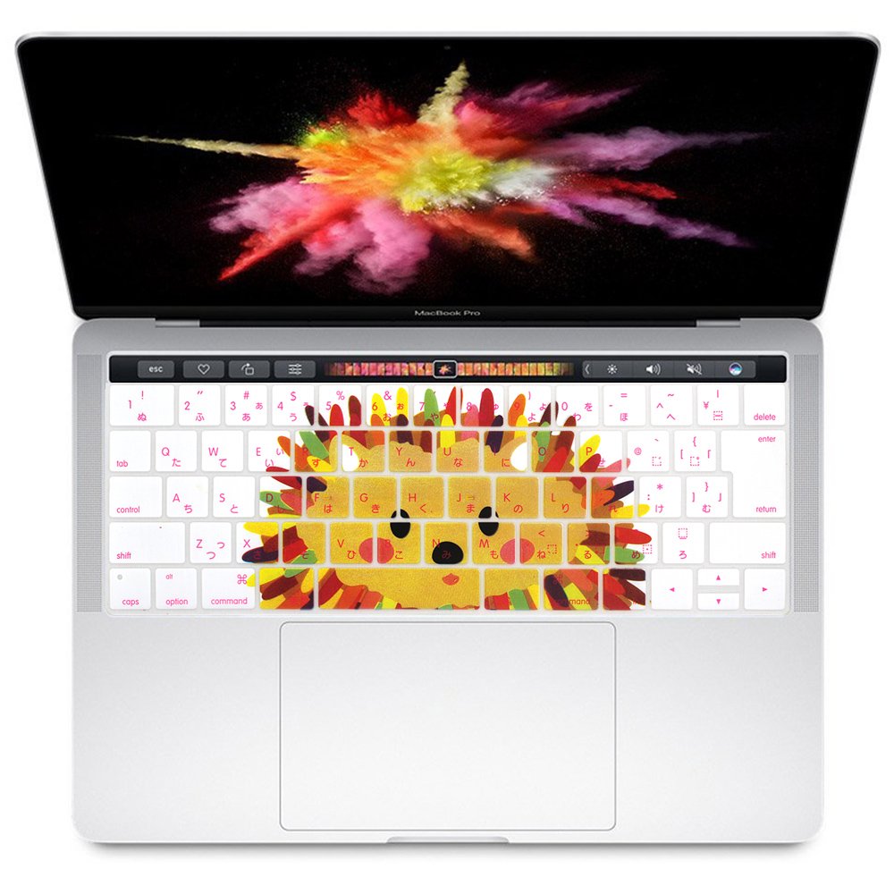 Waterproof Rainbow Japan Version Japanese Keyboard Cover Protector For Macbook new pro 13 Touch Bar keyboard cover laptop