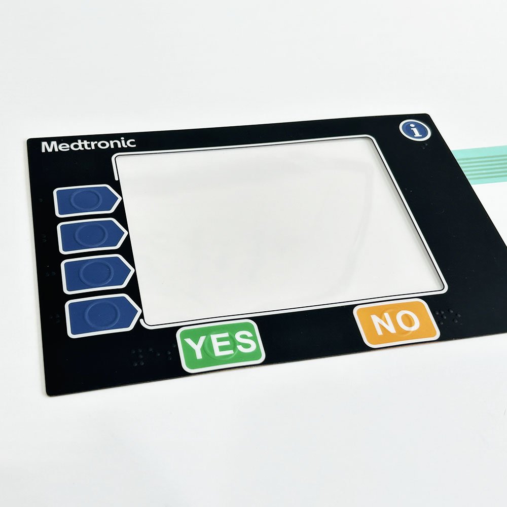 Custom Key Pad Graphic Overlay Button Panel Membrane Keypad Keyboard Membrane Switch