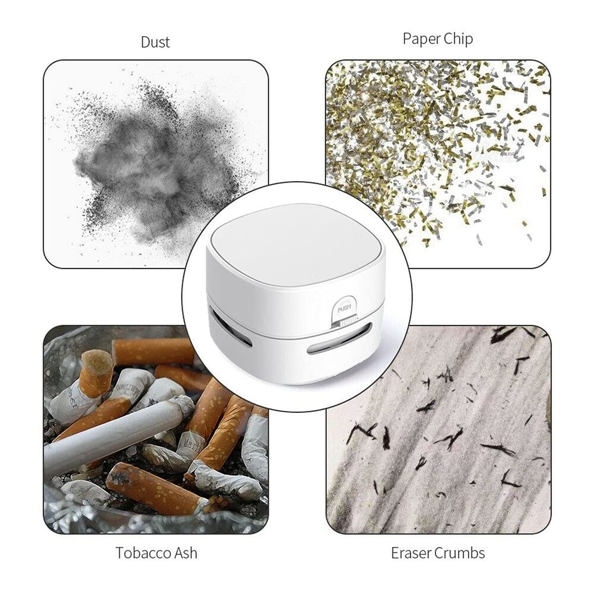 Mini Portable Battery Powered Handheld Aspiradora De Escritorio Aspirateur Ordinateur Electric Desk Vacuum Cleaner For Keyboard