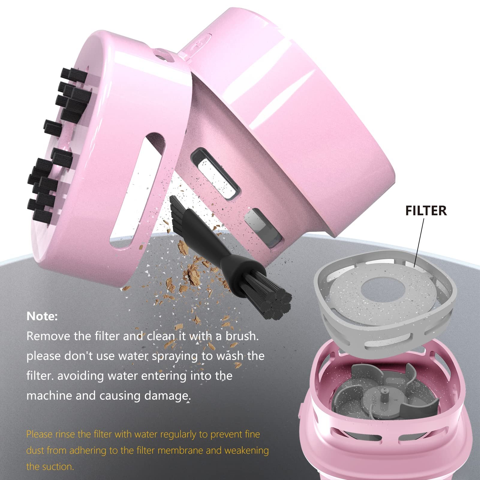 Mini Portable Battery Powered Handheld Aspiradora De Escritorio Aspirateur Ordinateur Electric Desk Vacuum Cleaner For Keyboard