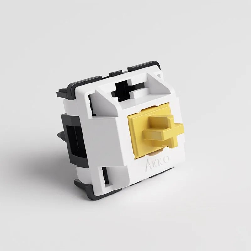 45 Pieces/Box Akko Penguin Keyboard Switches 5 Pin 48gf tactile Silent Switch Compatible with MX Mechanical Keyboard