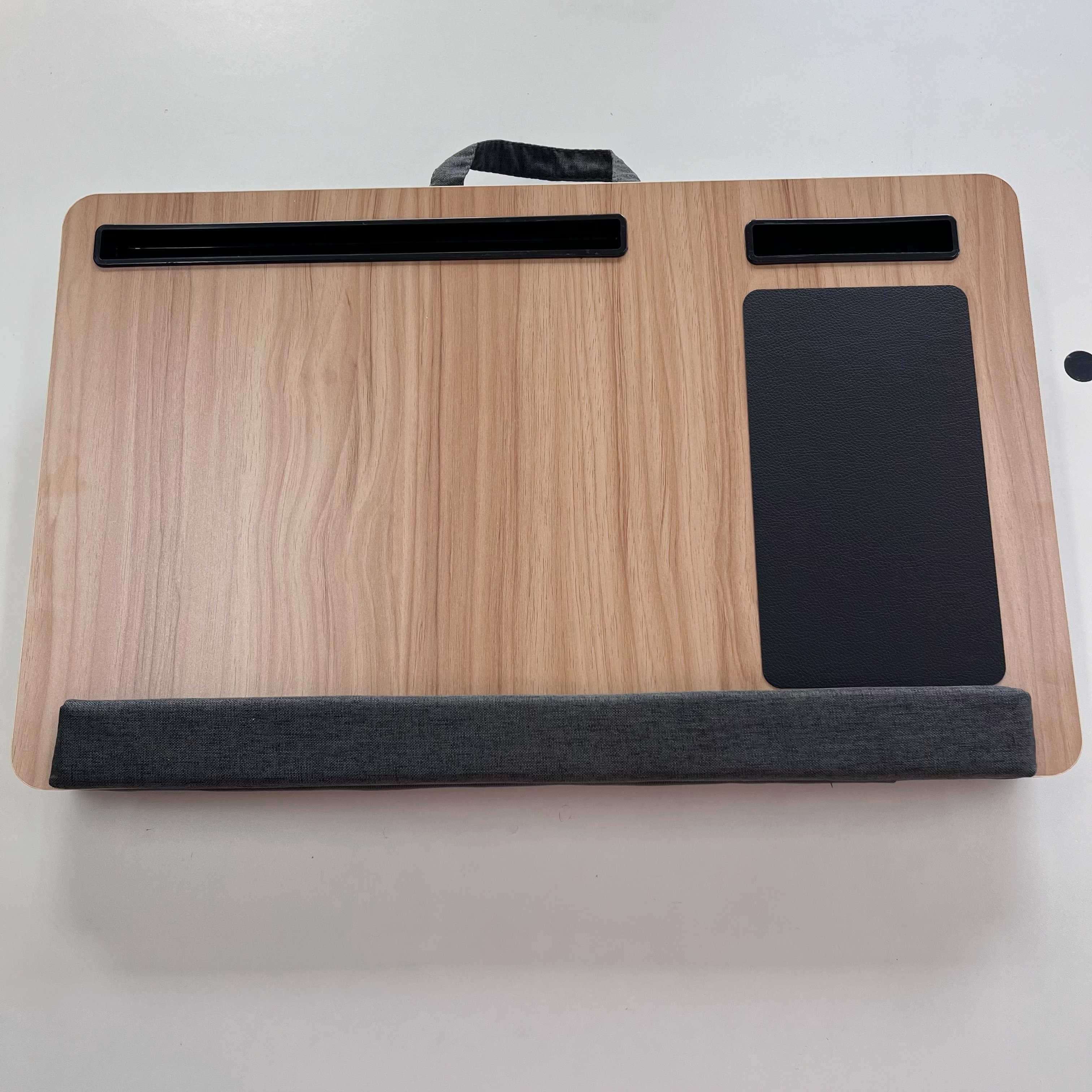 WDF Hot Sale Tablet Monitor PC Stands Lap Desk Laptop Tray With Cushion Portable Laptop Stand With Mobile Phone Stand