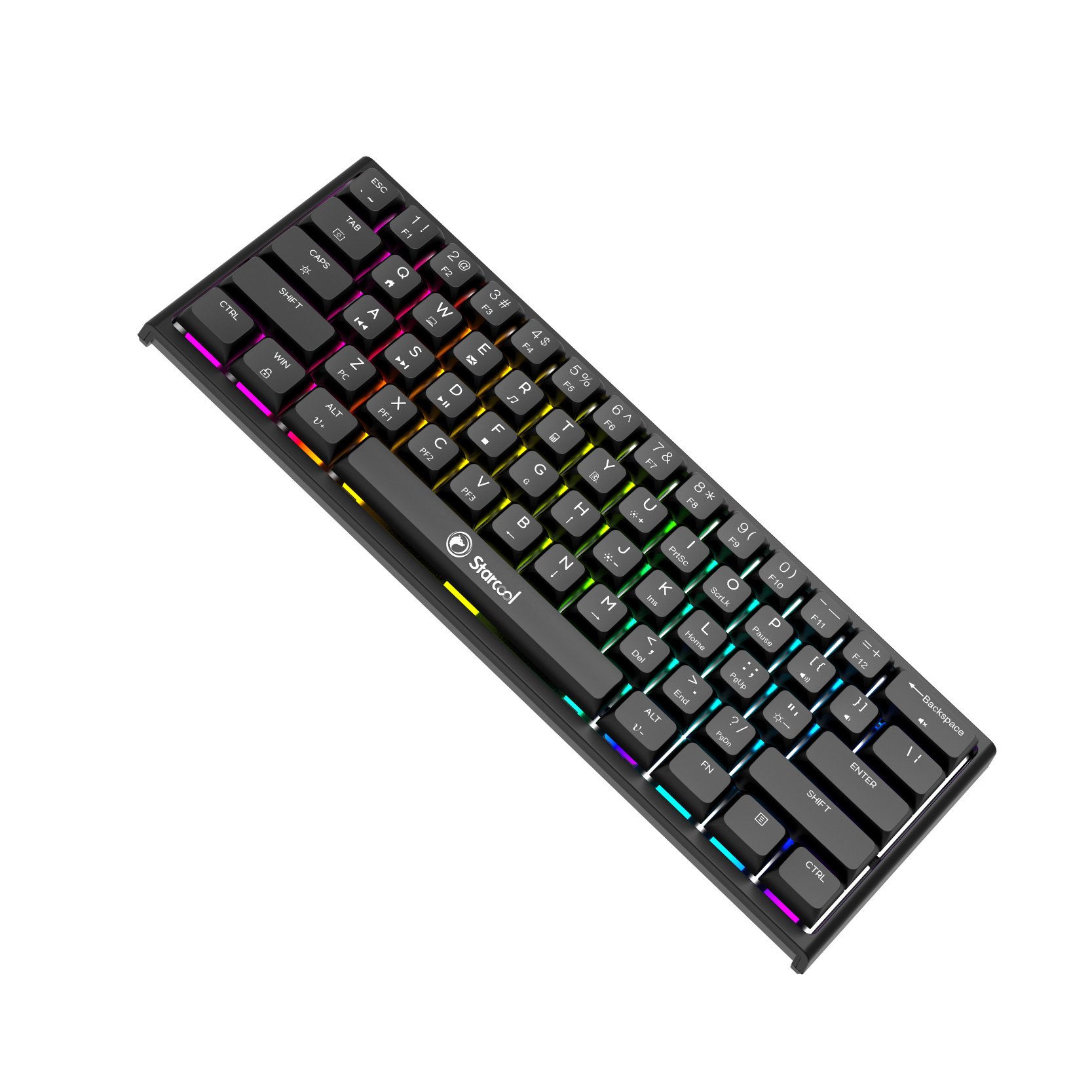 Factory Sale Wireless Mechanical Keyboard Mini Size 61 Keys Gaming Hot Swappable keyboard