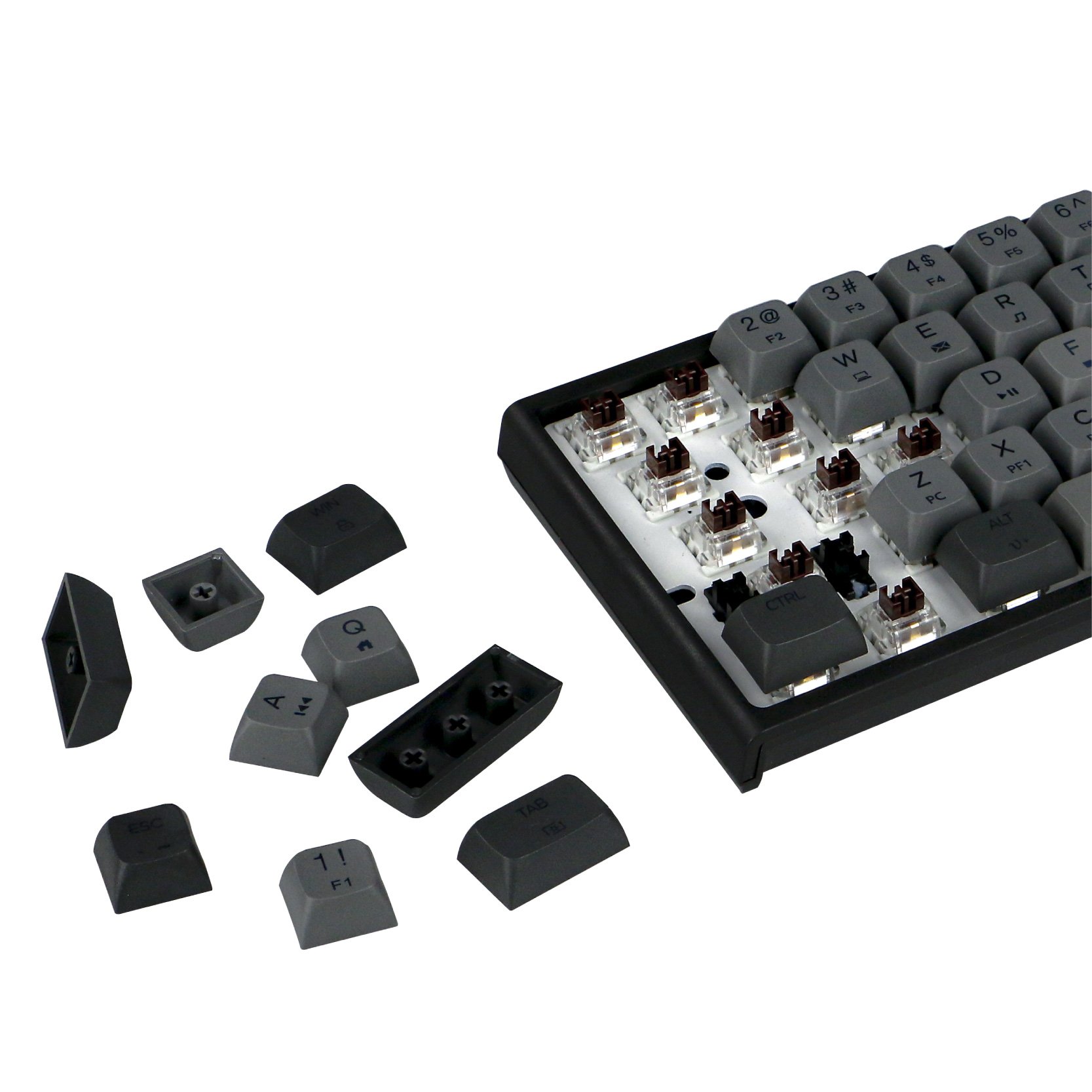 Factory Sale Wireless Mechanical Keyboard Mini Size 61 Keys Gaming Hot Swappable keyboard