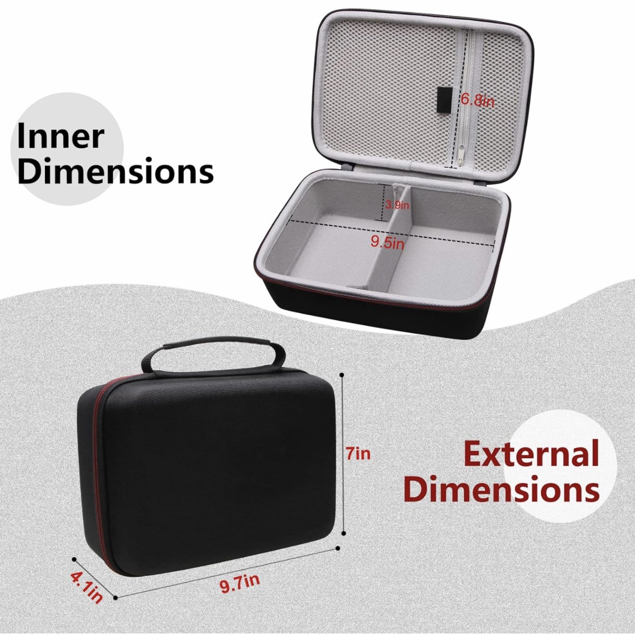 Customized Eva Hard Shell Breast Pump Tool Case For Travel Carrying Breast Pump Storage Bag For 2pcs Momcozy S12 Pro/S9/M5