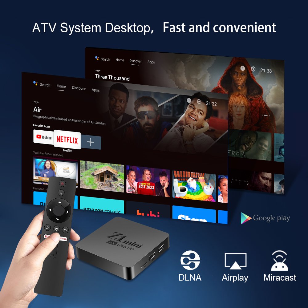 GYS New Quality Original Streaming 4K Streaming Device 4K HDR with Voice Remote 2gb 16gb Media Player