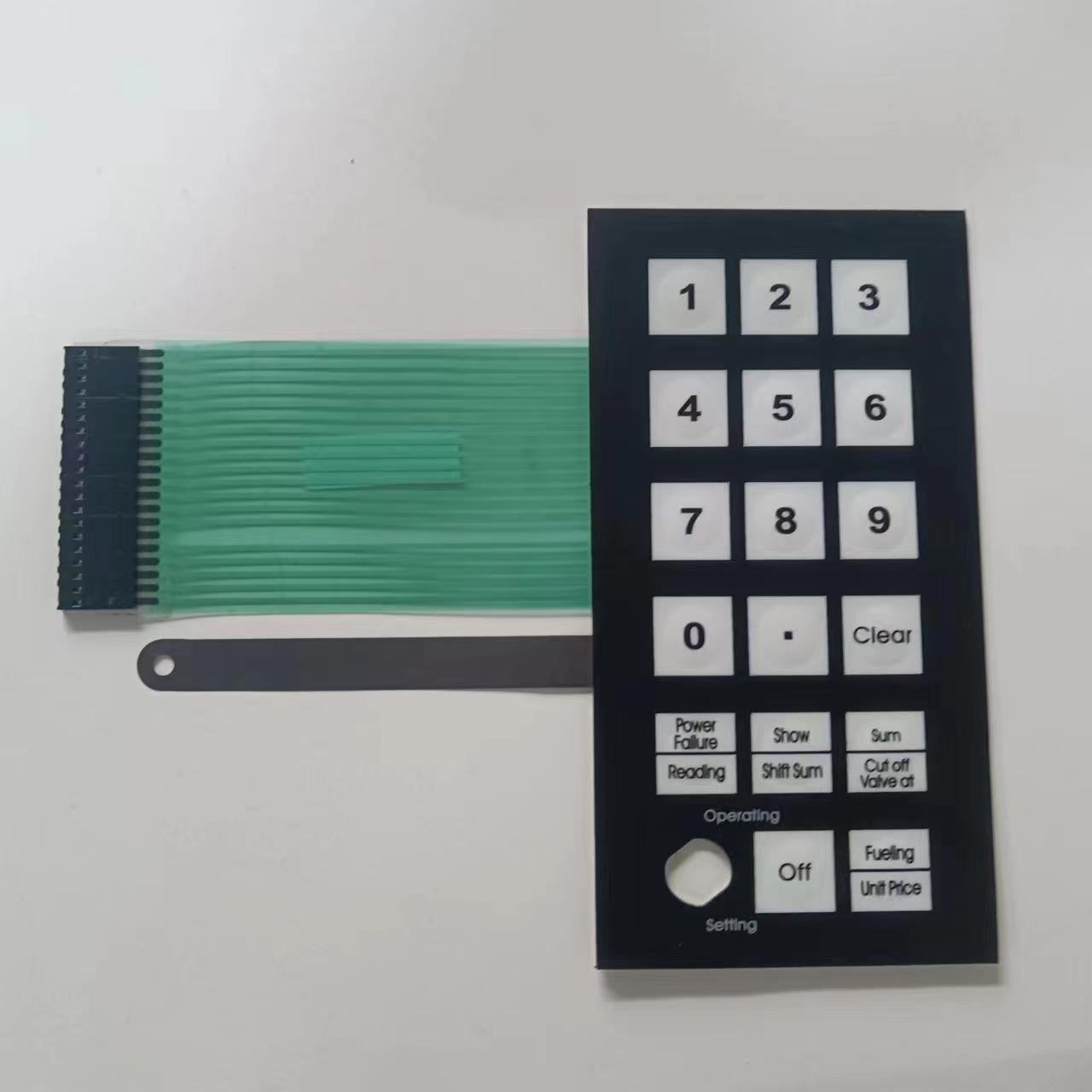 Retailor preset programmable key pad fuel dispenser