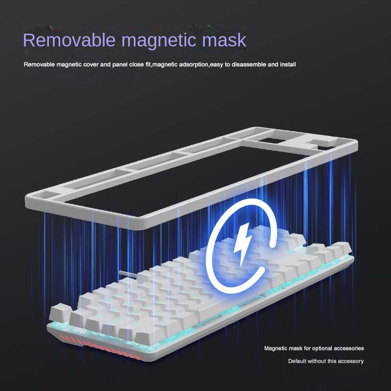OEM Two-side Light Key Line Separation Computer Gaming Mechanical Keyboard Without Plug