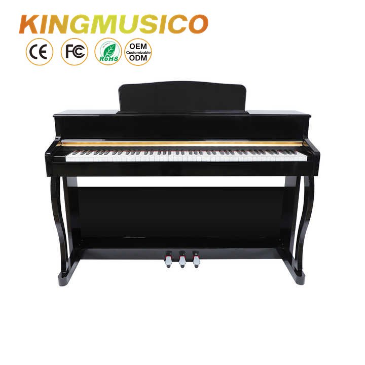 Studio stage Use Advanced cover less upright Digital Piano with Full 88 Keys Hammer Action Electronic piano music instrument