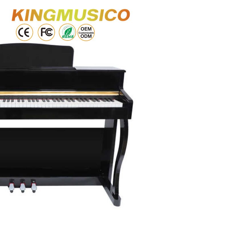 Studio stage Use Advanced cover less upright Digital Piano with Full 88 Keys Hammer Action Electronic piano music instrument