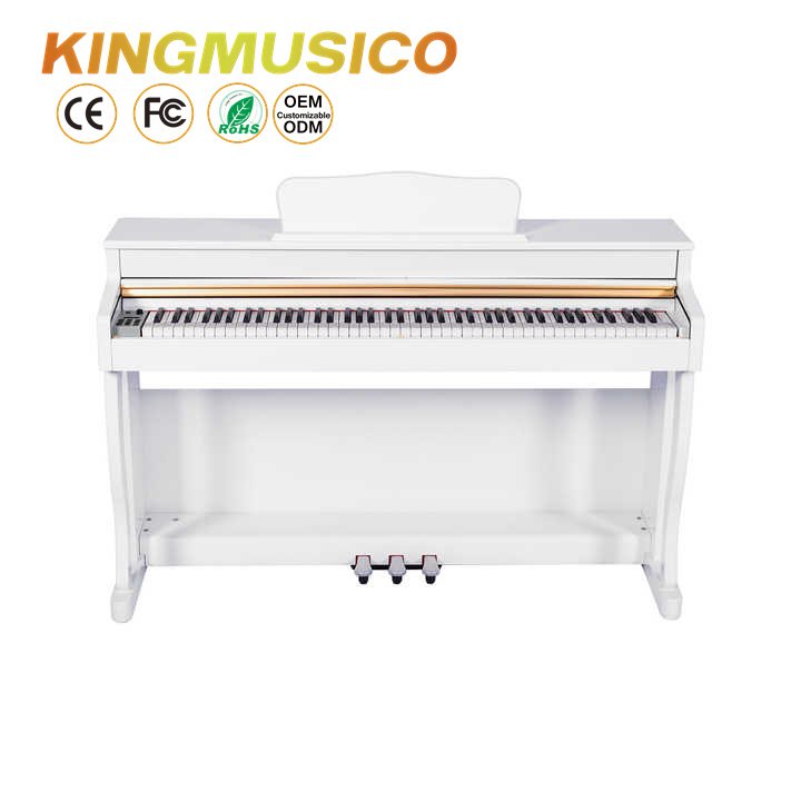 Studio stage Use Advanced cover less upright Digital Piano with Full 88 Keys Hammer Action Electronic piano music instrument