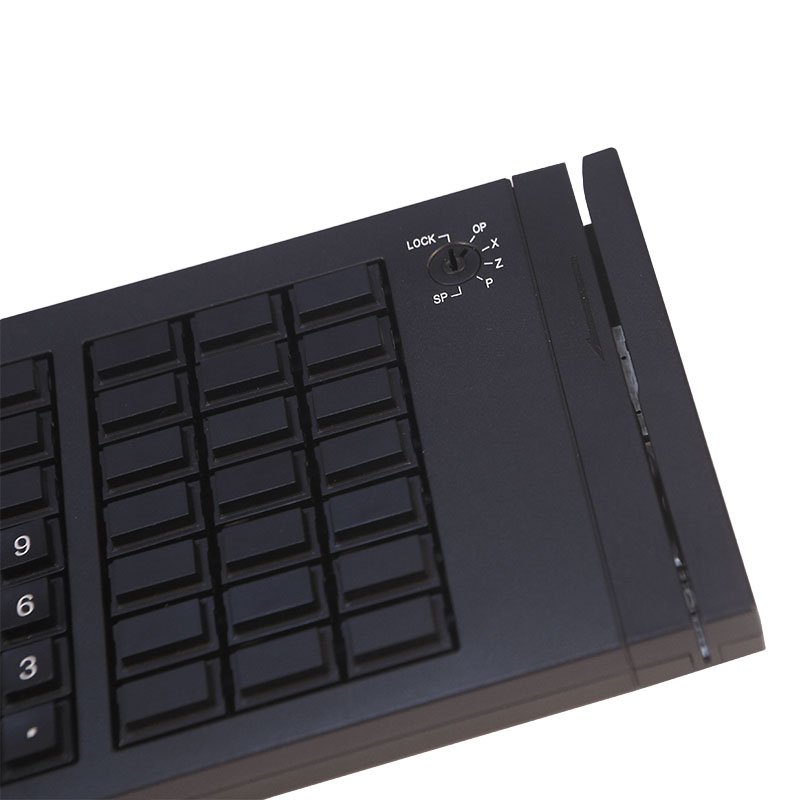 High Quality 66-Button Programmable ABS Keyboard Key Programmable POS Cashier Keyboard