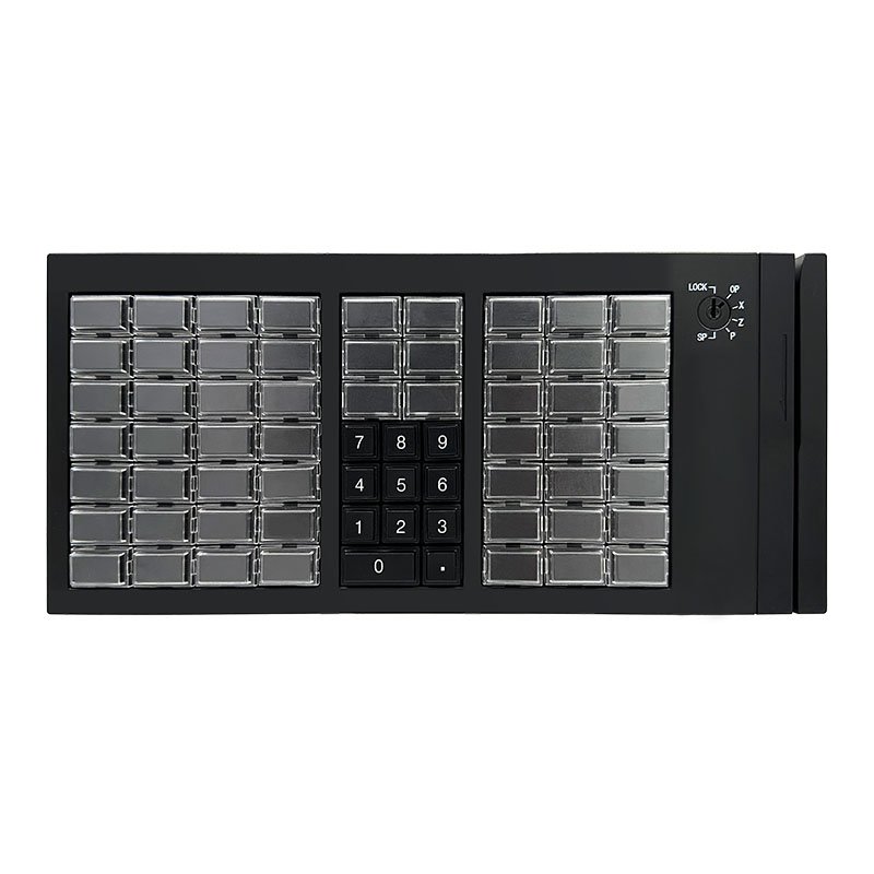 High Quality 66-Button Programmable ABS Keyboard Key Programmable POS Cashier Keyboard