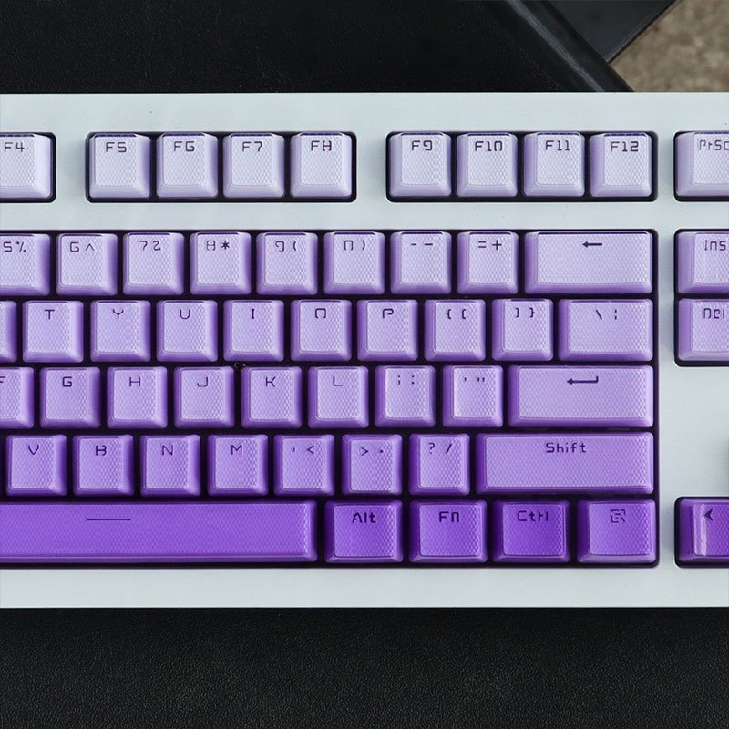 Keycap Factory Hot Sales104 Key Set PBT Double Injection Molding GMK Keycap Key Cap For 60% 80% 100%Mechanical Keyboard