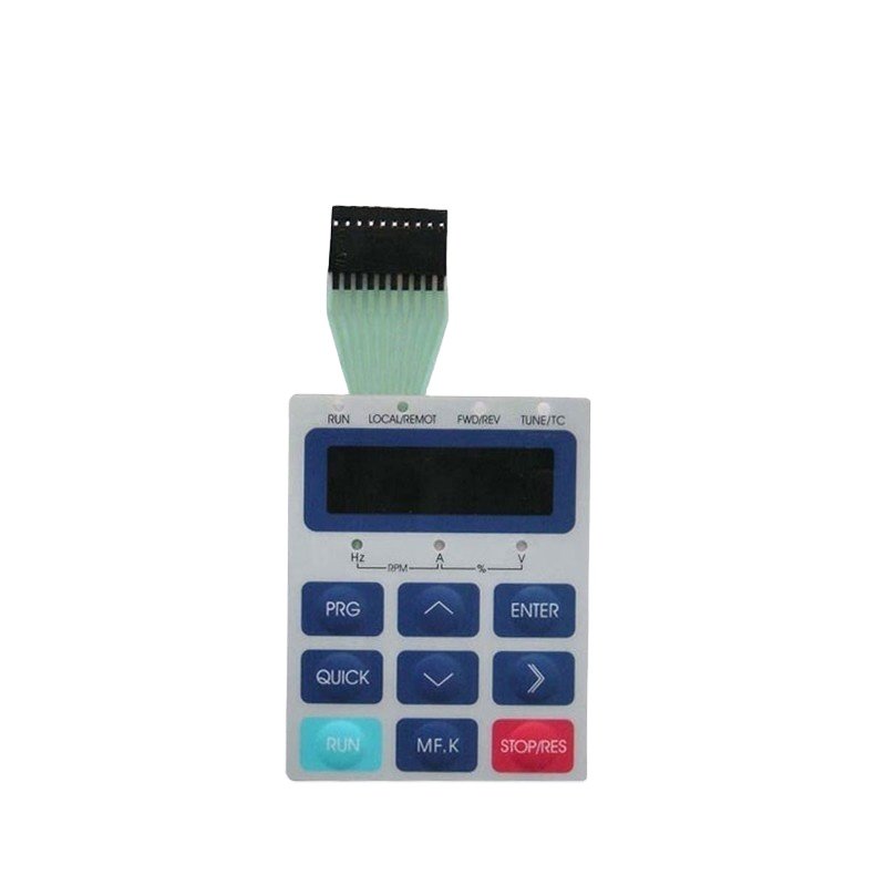 Customized Waterproof Membrane Switches Keypad with self adhesive for Machine