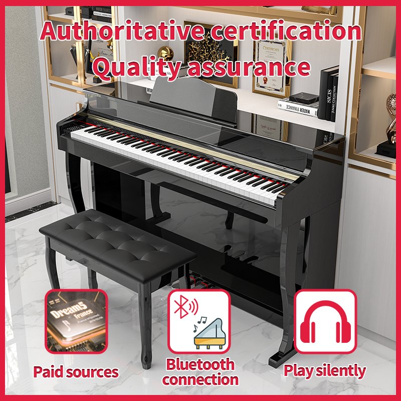 KIMFBAY Acoustic Piano 88 keys electron piano for sale music keyboard digital piano 88 weighted key