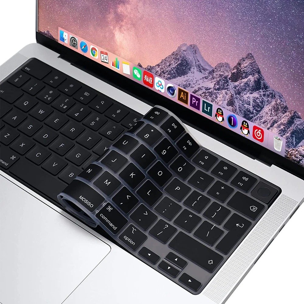 Silicone TPU Laptop Keyboard Protective Cover Keyboard Sleeve for MacBook Air15 Pro13 Ultra Slim