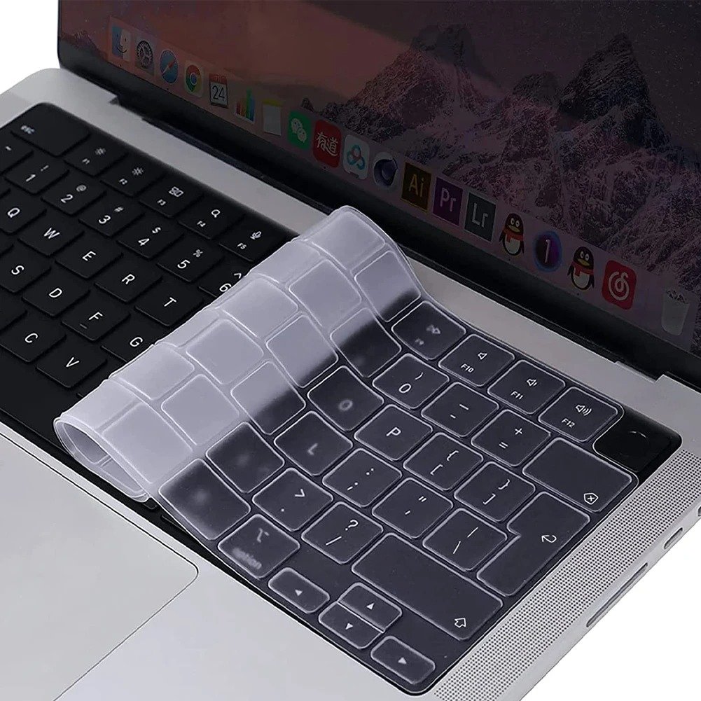 Silicone TPU Laptop Keyboard Protective Cover Keyboard Sleeve for MacBook Air15 Pro13 Ultra Slim