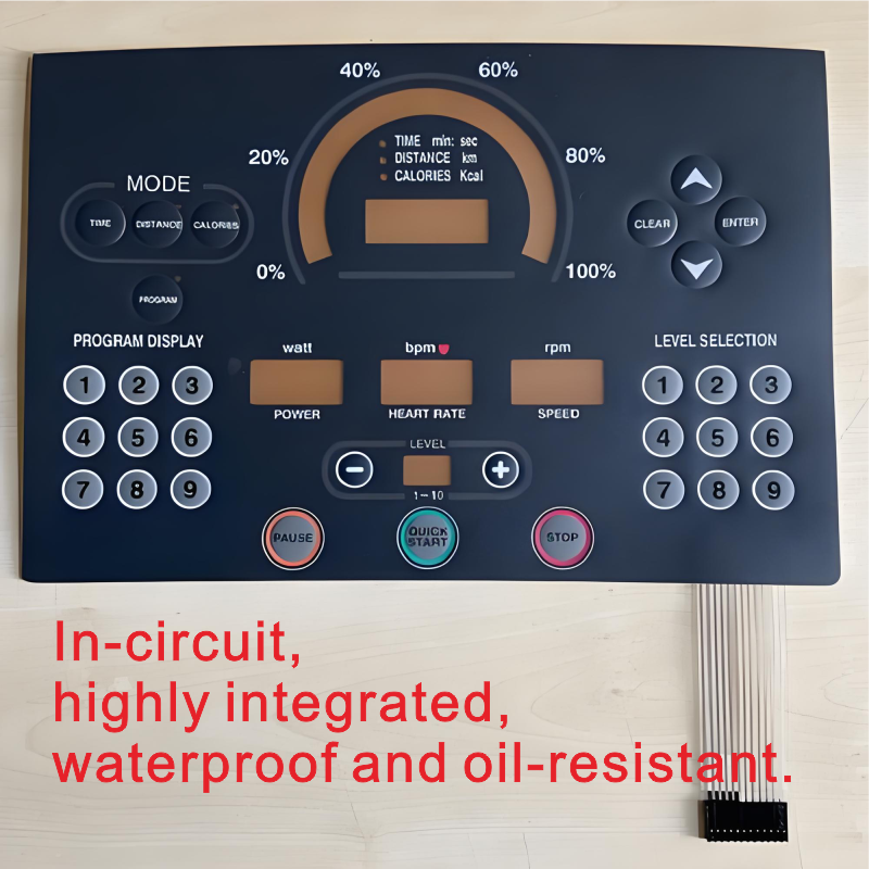 Custom Key Pad Graphic Overlay Button Panel Membrane Keypad Keyboard Membrane Switch key panel