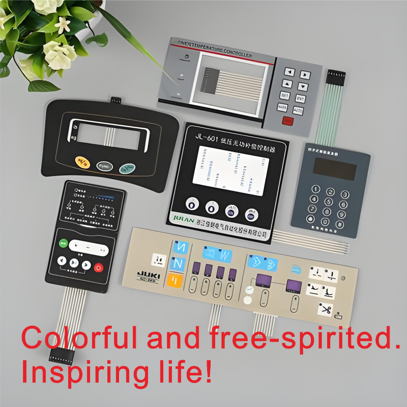 Custom Key Pad Graphic Overlay Button Panel Membrane Keypad Keyboard Membrane Switch key panel