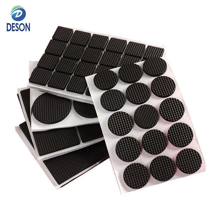 Deson foam small mini Anti non slip self adhesive hp laptop keyboard silicone rubber foot feet pad for laptop
