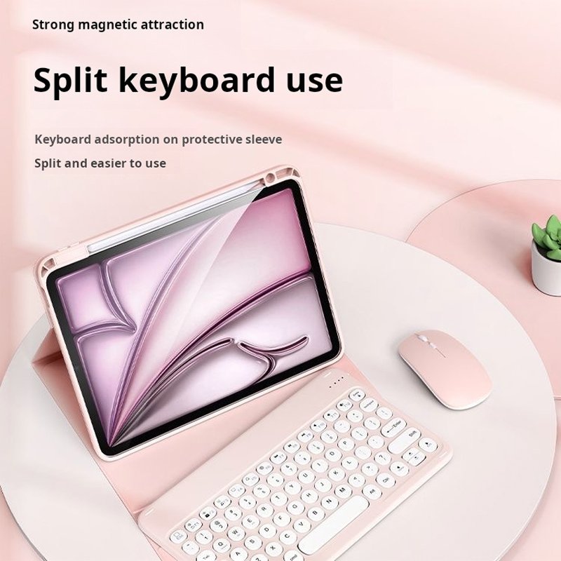 360 Degree Rotating Keyboard Case For Xiaomi 6 6 Pro 11inch Tablet Rotation Stand TPU Leather Case with Pen Holder