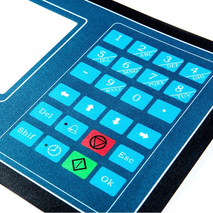 custom membrane switch PC sticker