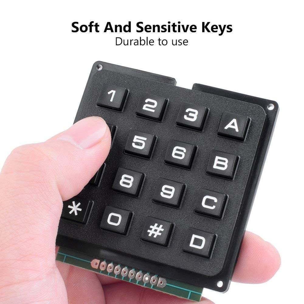 Cheaper 4 X 4 Matrix Array 16 Keys 4*4 Switch Keypad Keyboard Module For Black 4X4 Keyboard