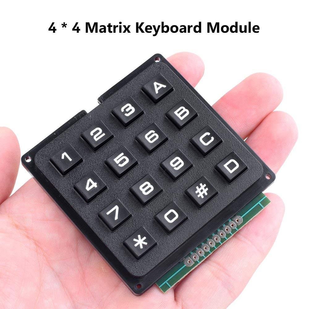 Cheaper 4 X 4 Matrix Array 16 Keys 4*4 Switch Keypad Keyboard Module For Black 4X4 Keyboard
