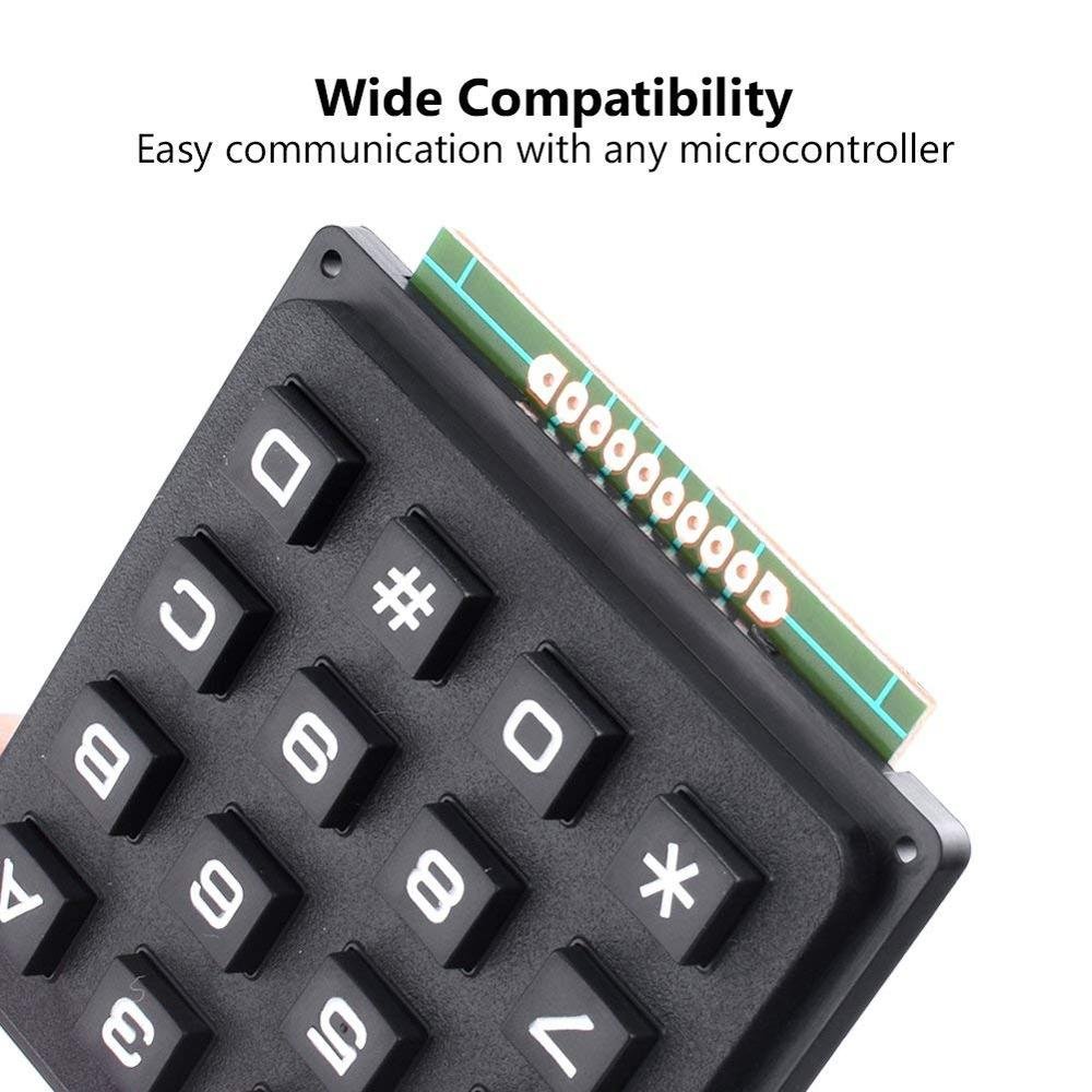 Cheaper 4 X 4 Matrix Array 16 Keys 4*4 Switch Keypad Keyboard Module For Black 4X4 Keyboard