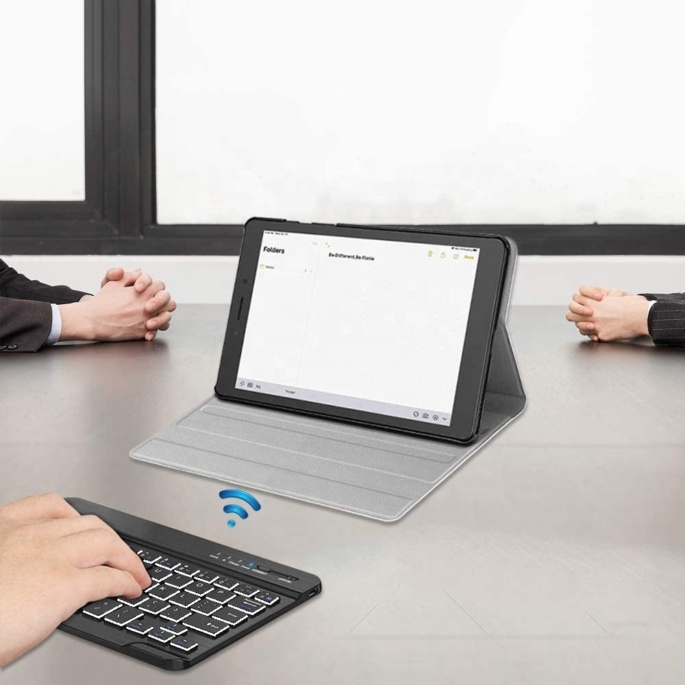Wireless Keyboard Case for Samsung Galaxy tab A 8.0 2019 SM-T290 T295 Slim leather Folio Cover