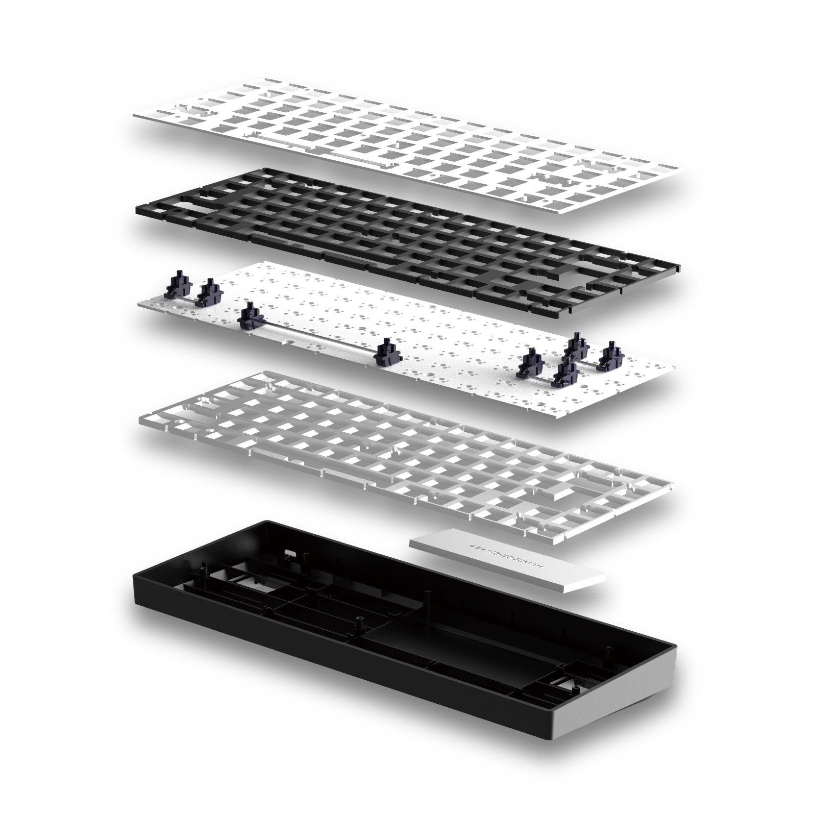 OEM/ODM Mechanical Keyboard Kit 84 Keys RGB Gaming Keyboard Standard With EVA Mute Cotton Keyboard