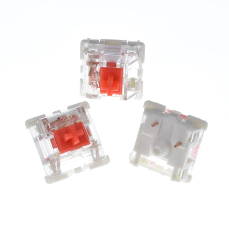 DIY OEM Customize Transparent and Blue Mechanical Keyboard Switch Cheap Switches