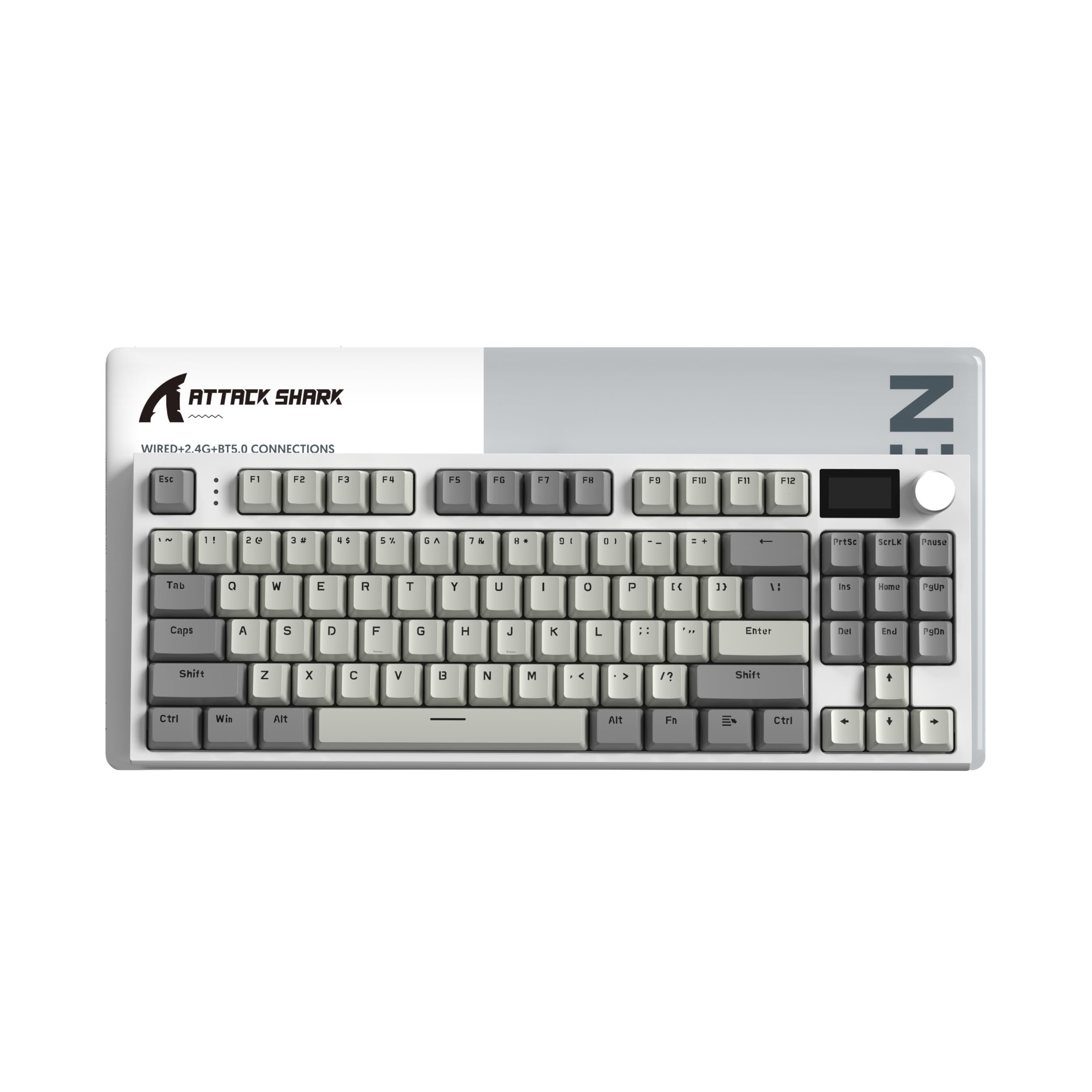 ATTACK SHARK RK86 RGB 75% Wireless Gasket Mechanical Keyboard