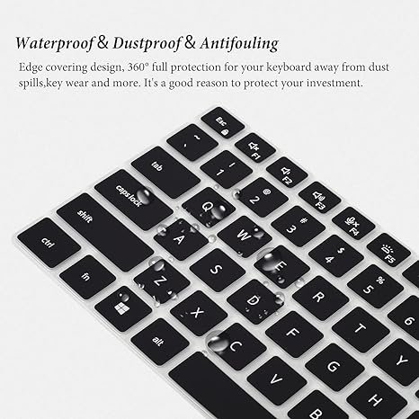 EU US Layout Keyboard Protector for Dell 14-inch keyboard case Dell Latitude 7520 9520 9520 39.6 Laptop keyboard cover For Dell